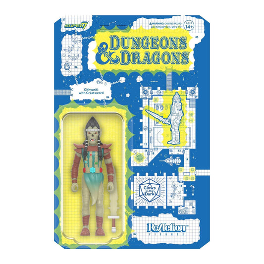 Super7 x DUNGEONS & DRAGONS - Githyanki (GLOW-IN-THE-DARK) ReAction Figure - 