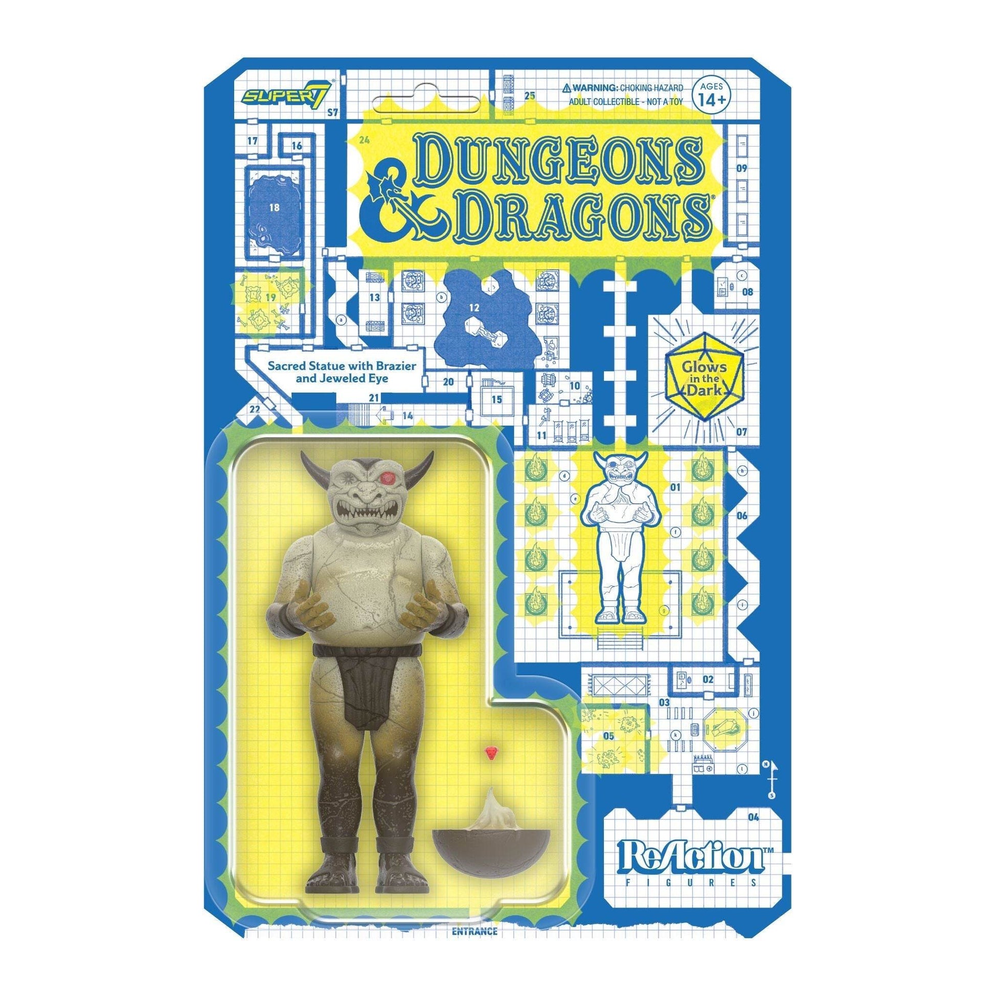 Super7 x DUNGEONS & DRAGONS - Sacred Statue (GLOW-IN-THE-DARK) ReAction Figure - 