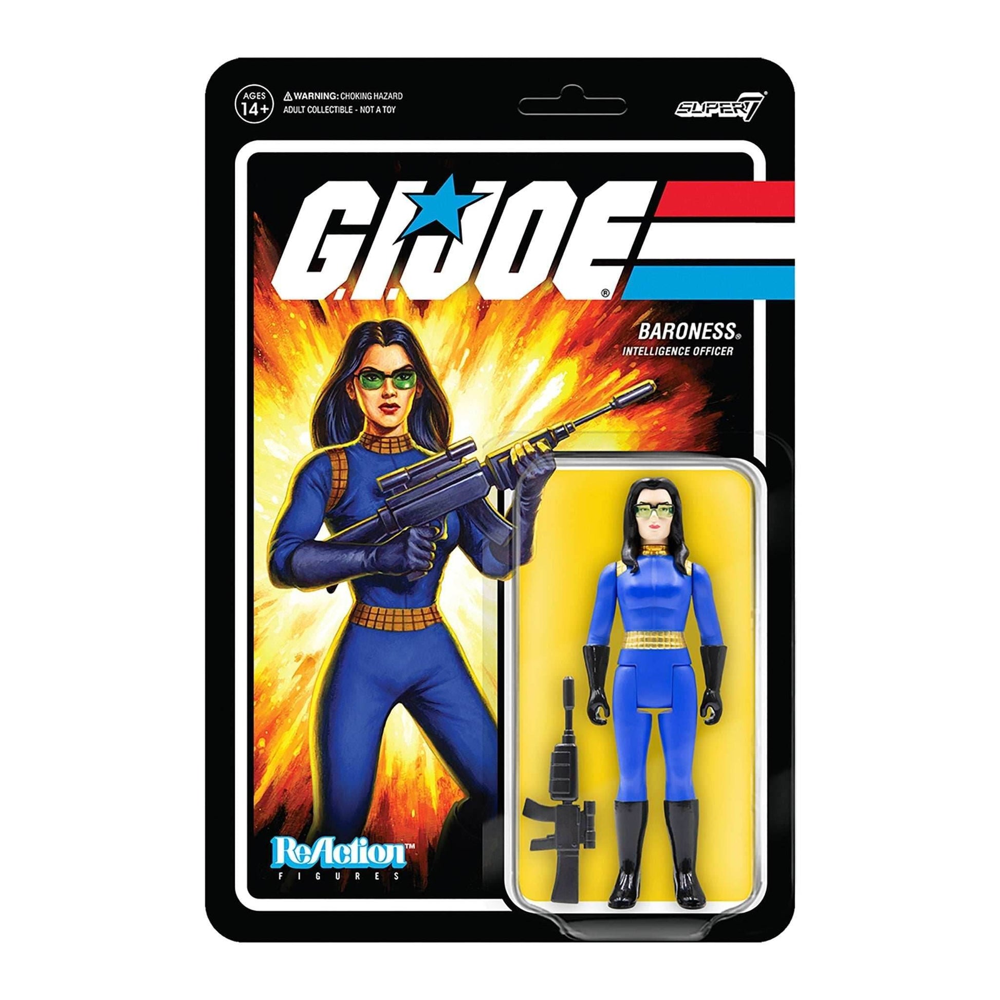 Super7 x G.I. Joe Baroness Wave 1 ReAction Figure - 