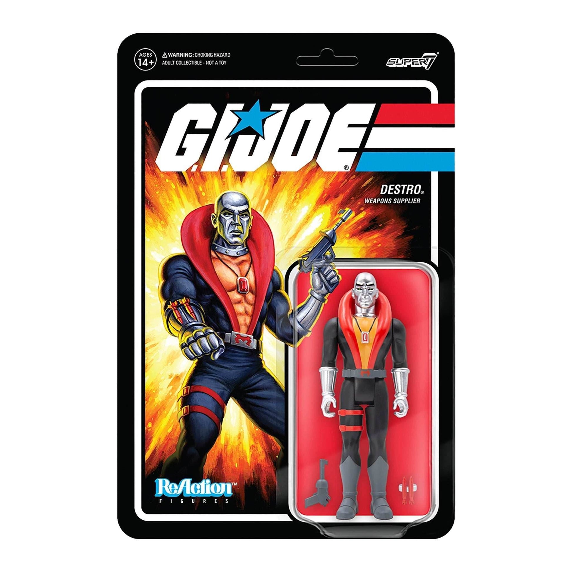 Super7 x G.I. Joe Destro Wave 1 ReAction Figure - 