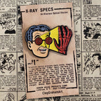 Protect Ya Specs 1.75" soft enamel pin