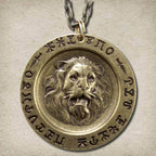 King Conan Aquilonian Luna Necklace - Brass
