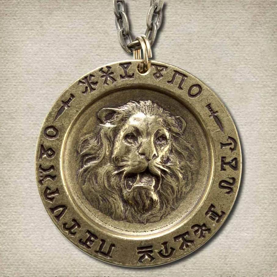 King Conan Aquilonian Luna Necklace - Brass