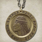 King Conan Aquilonian Luna Necklace - Brass