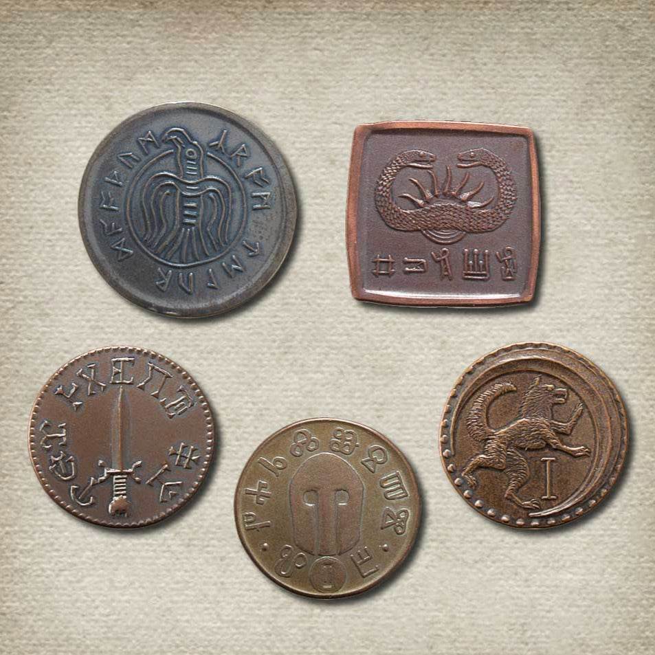 Conan Set #1 - Five Coins from the Hyborian Age - 