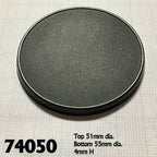 Reaper Miniatures: Round Plastic Gaming Base - 55mm (10) - 