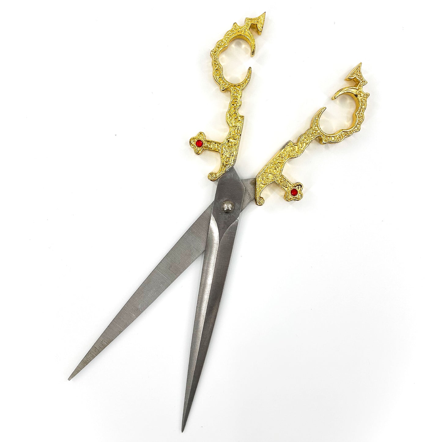 Renaissance Medieval Scissors Gold Dagger-2