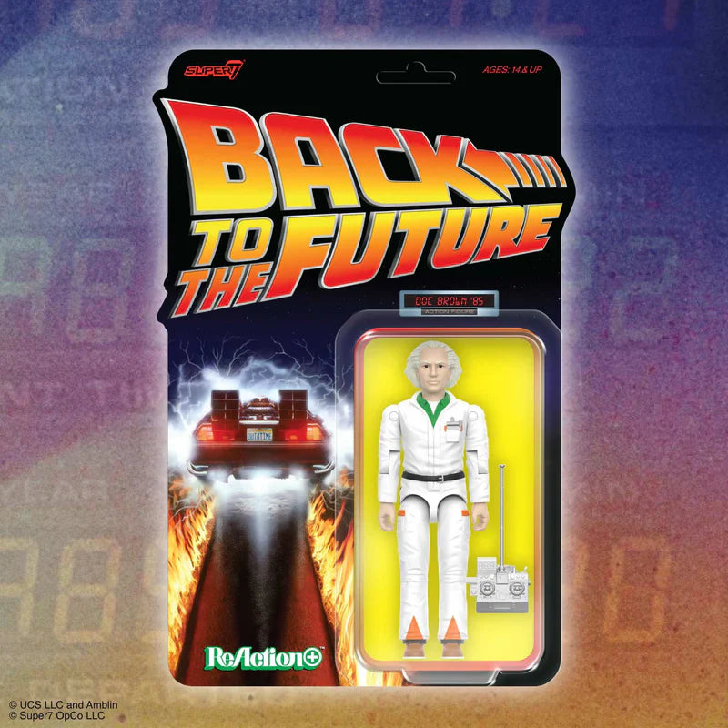 ReAction Back to the Future ReAction+ Wv1 Doc Brown '85 3¾-inch Retro Action Figure