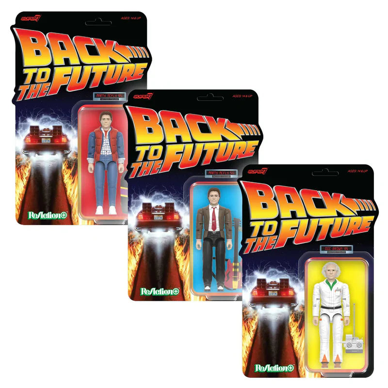 ReAction Back to the Future ReAction+ Wv1 Doc Brown '85 3¾-inch Retro Action Figure