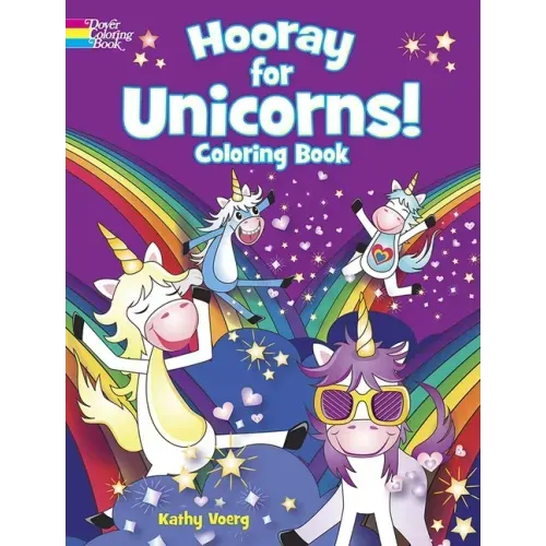 Hooray for Unicorns! Coloring Book