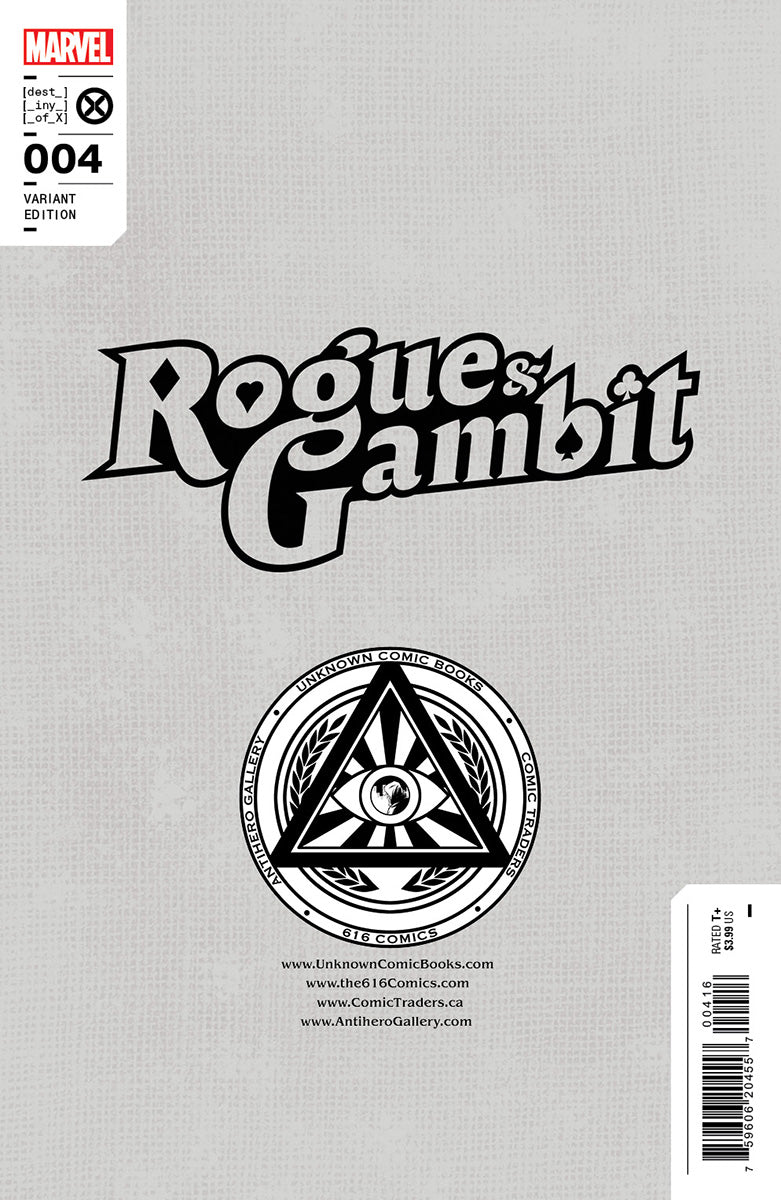 Rogue & Gambit #4 Unknown Comics Nathan Szerdy Exclusive Var (06/14/2023) (07/12/2023)