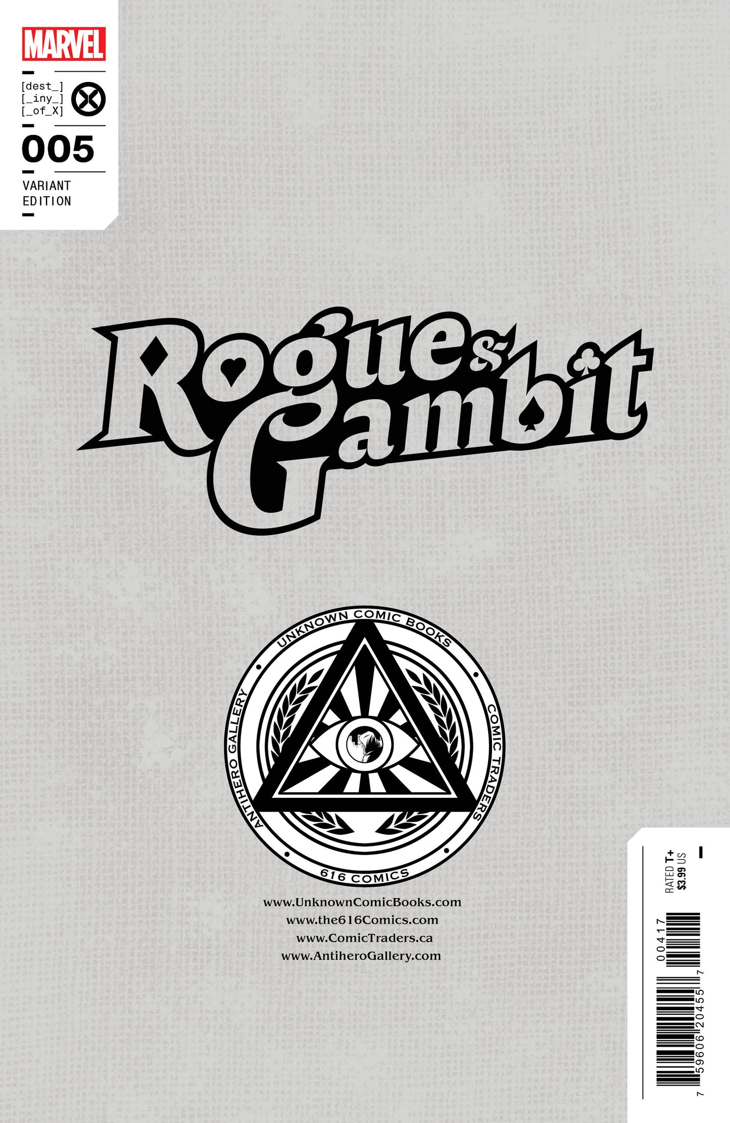 Rogue & Gambit #5 Unknown Comics R1C0 Exclusive Virgin Var (07/12/2023)