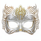 Gilded Elegance: Gold & Silver Mask