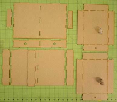 Drawer Add-On For Paint Rack - Double Drawer - 