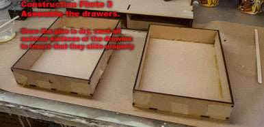 Drawer Add-On For Paint Rack - Double Drawer - 