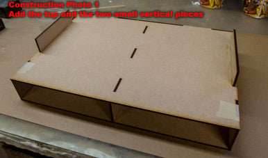 Drawer Add-On For Paint Rack - Double Drawer - 