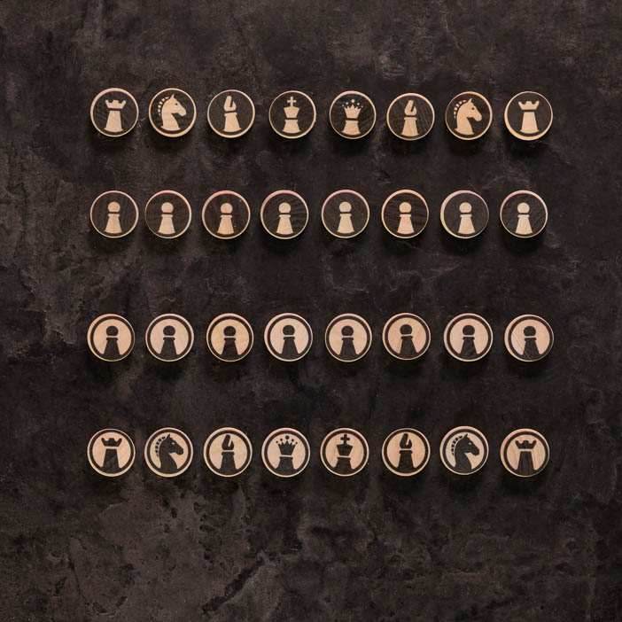 Personalized Magnetic Chess Set - 