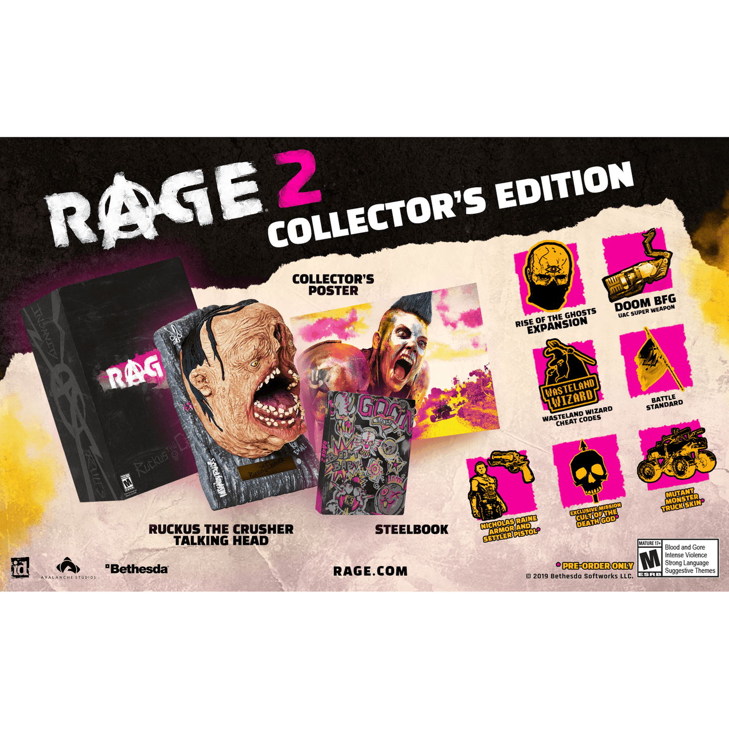 Rage 2 Collector's Edition (Playstation 4) - Game Only