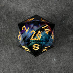 Rainbow Dragon (Black/Gold) Liquid Core 50mm D20