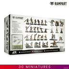 Rampart Modular Terrain: City Defenders Miniature Pack - 