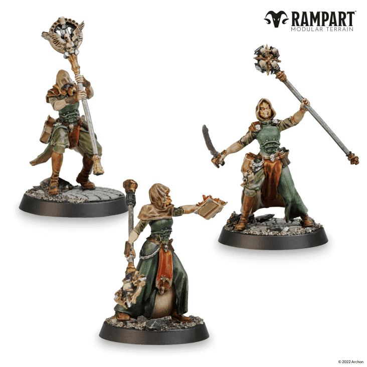 Rampart Modular Terrain: City Defenders Miniature Pack - 