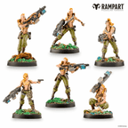 Rampart Modular Terrain: City Defenders Miniature Pack - 