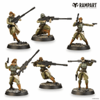 Rampart Modular Terrain: City Defenders Miniature Pack - 