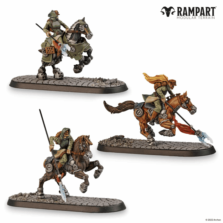 Rampart Modular Terrain: City Defenders Miniature Pack - 