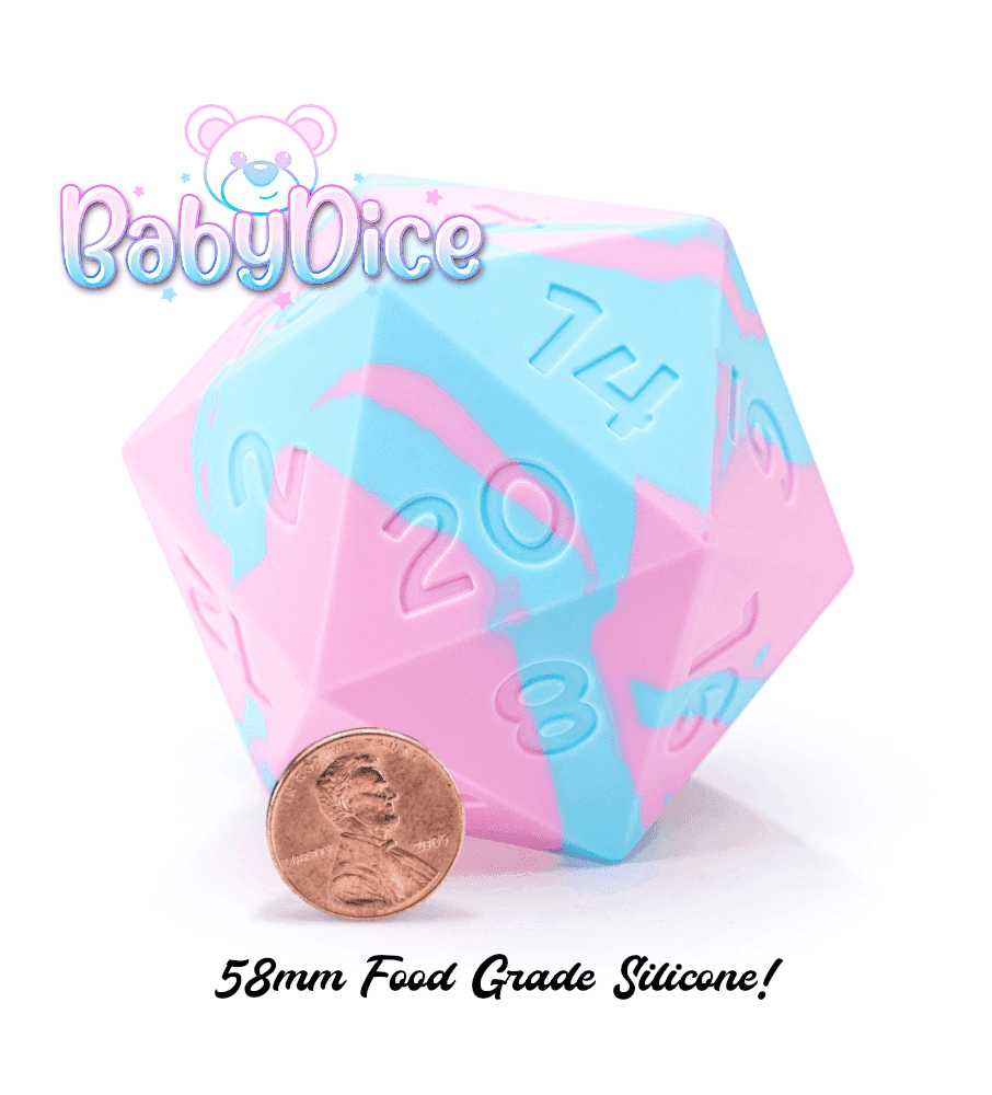 Epic Dice 58mm Silicone D20s - Baby Dice