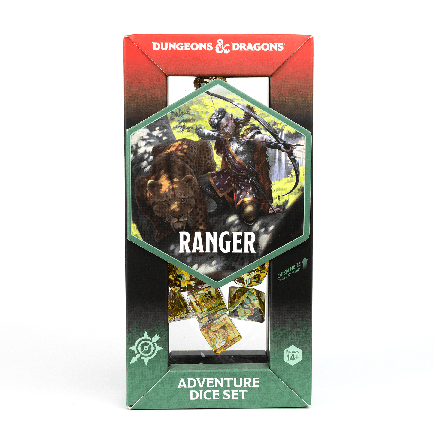 D&D Adventure Dice Set - Ranger Edition | Multi-Color 16pc Collection - 