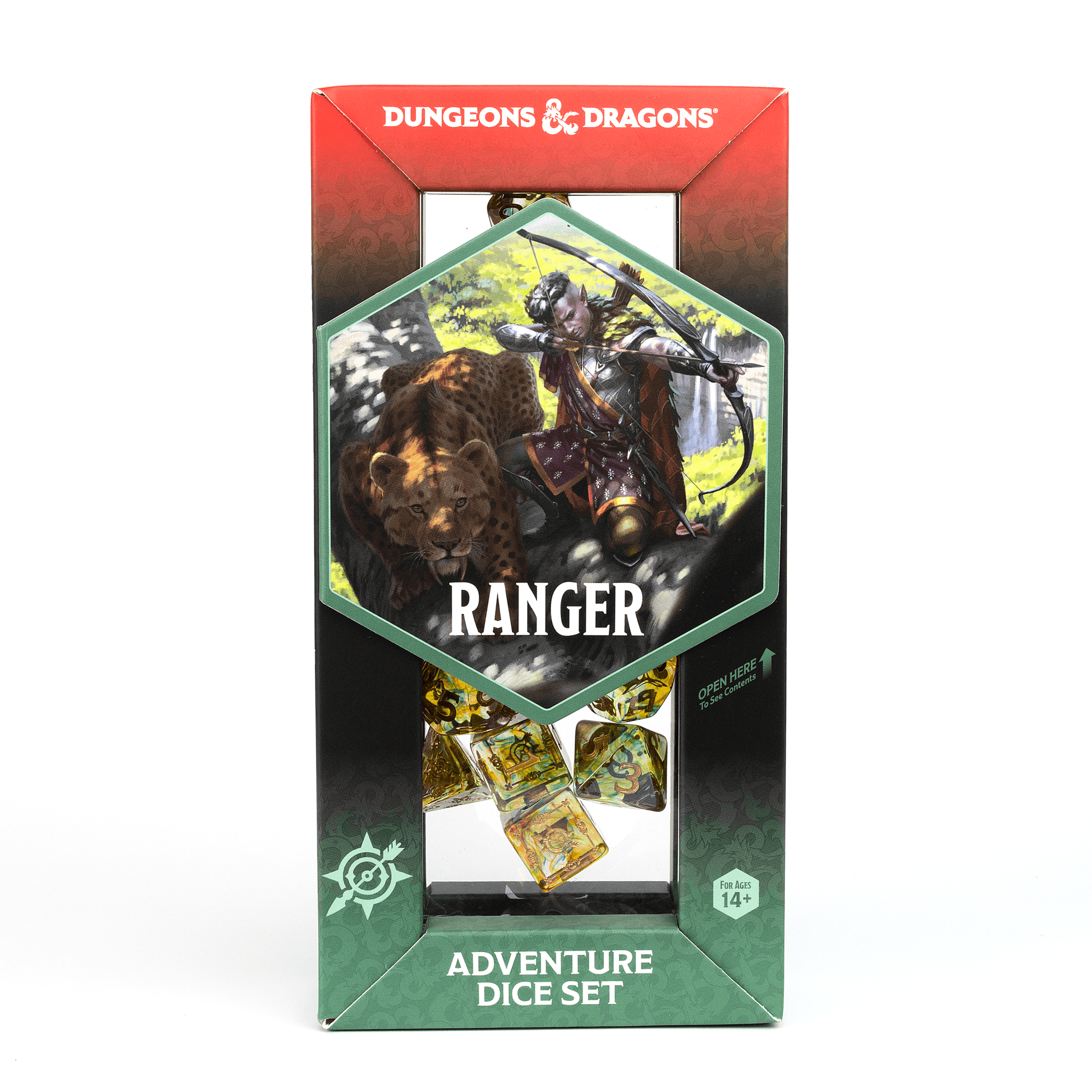 D&D Adventure Dice Set - Ranger Edition | Multi-Color 16pc Collection - 