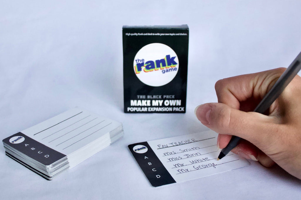 The Rank Game: Make My Own Pack (Standalone & Expansion Pack)