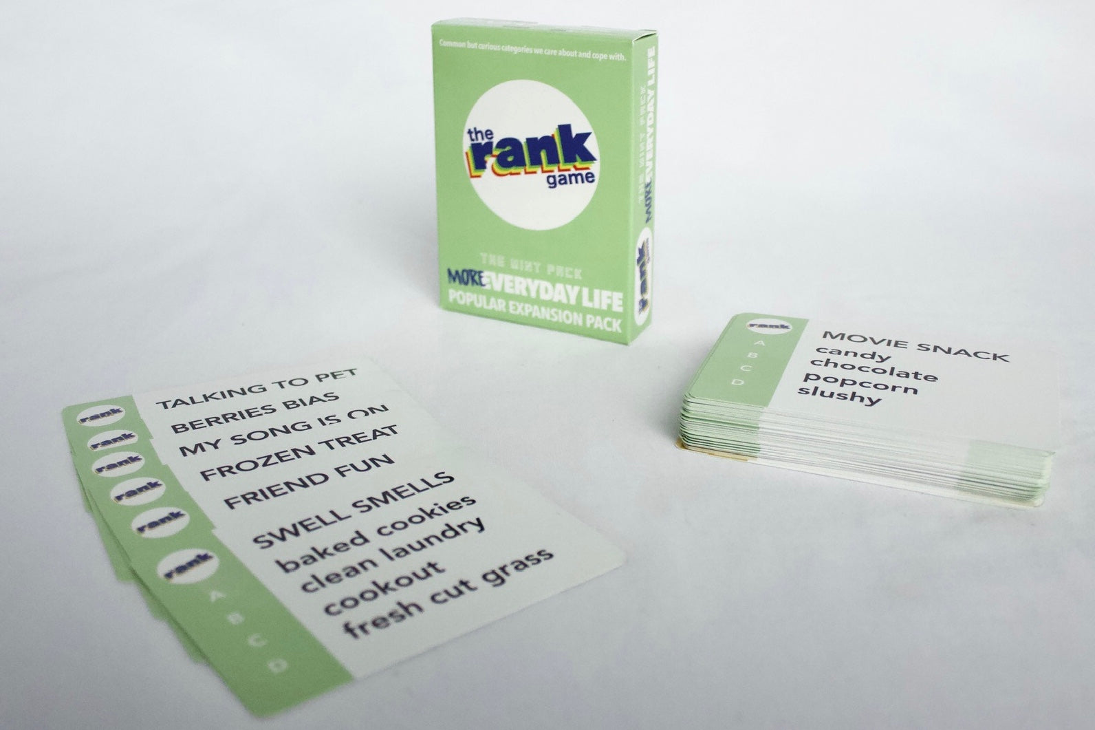 The Rank Game On-the-Go: MORE Everyday Life (MintGreen Pack)