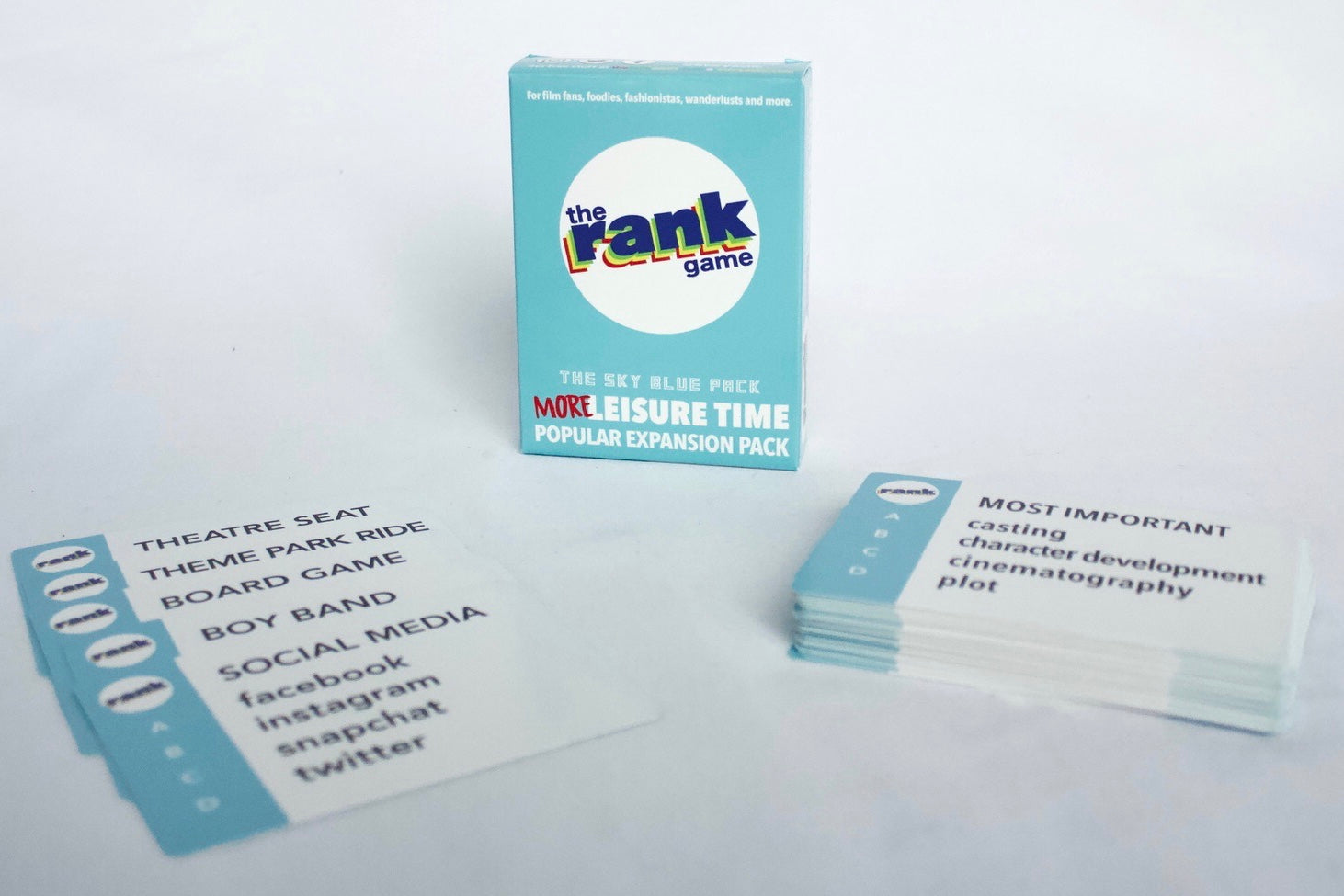 The Rank Game: More Leisure Time (Standalone & Expansion Pack)