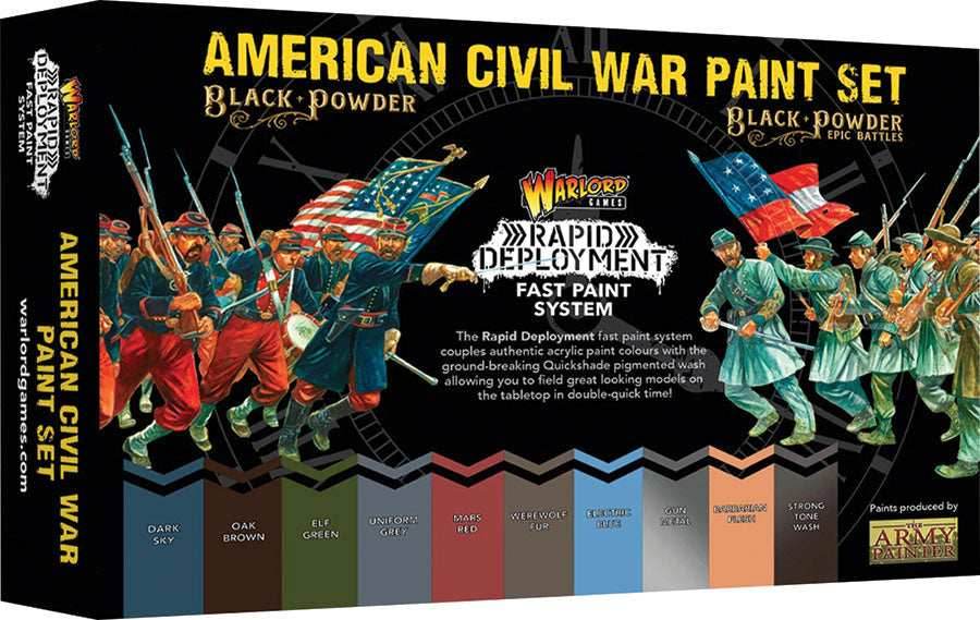 Black Powder: Epic Battles - American Civil War - Rapid Deployment Paint Set - 