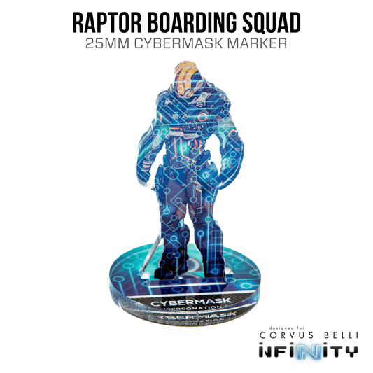 Infinity 3D Markers: Raptor Boarding Squad (25mm Cybermask) - A
