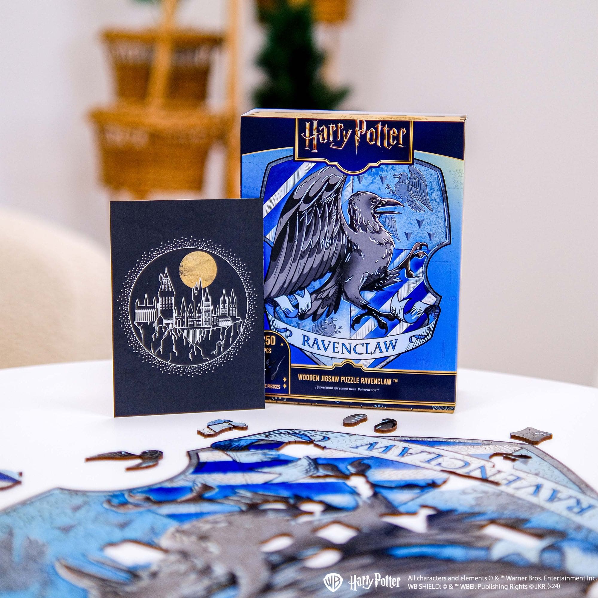 Wooden jigsaw puzzle Harry Potter Ravenclaw™ Gameplay
