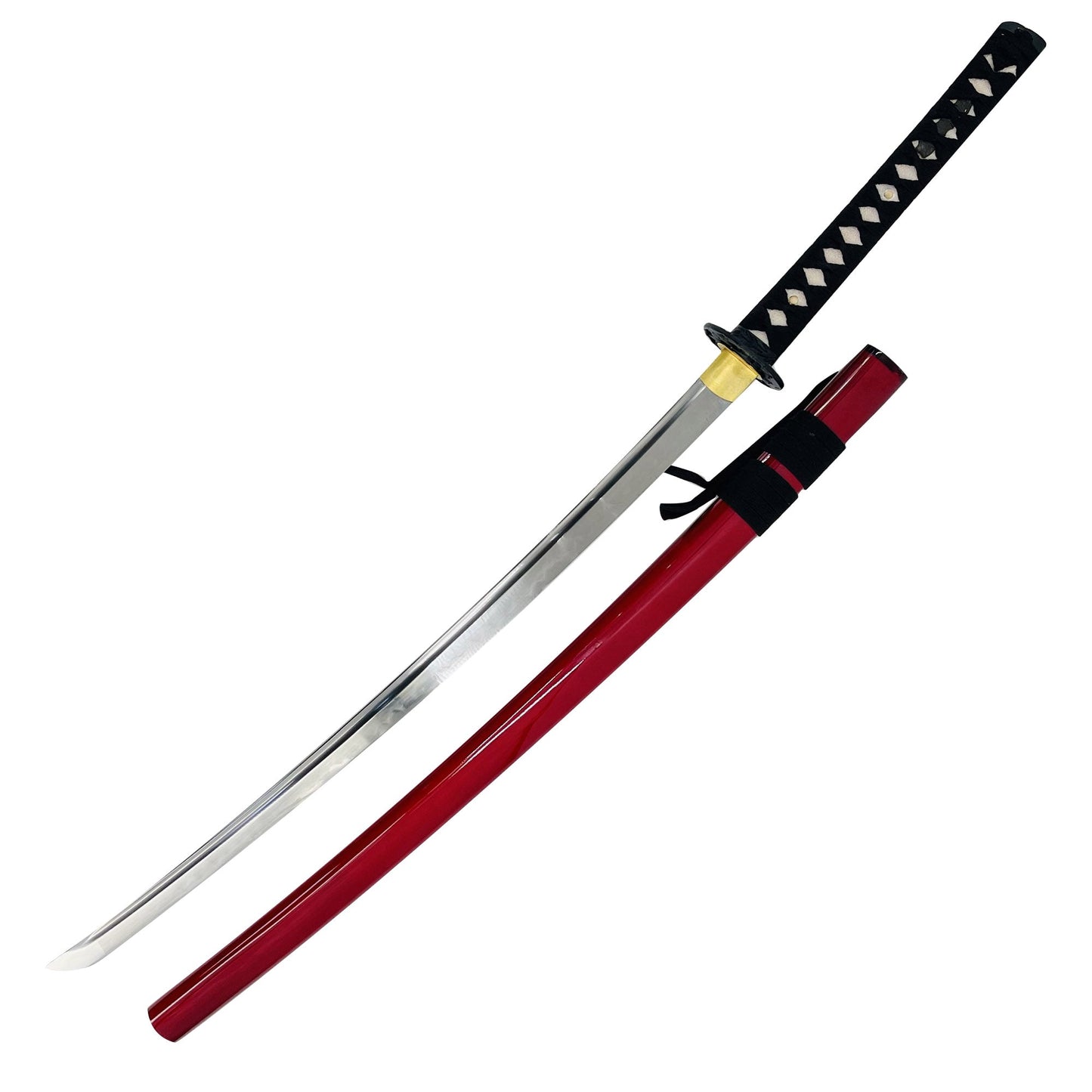 Red Queen Hand forged 1060 Carbon Steel Katana-0