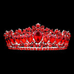 Teardrop Stone Accented Crown Tiara
