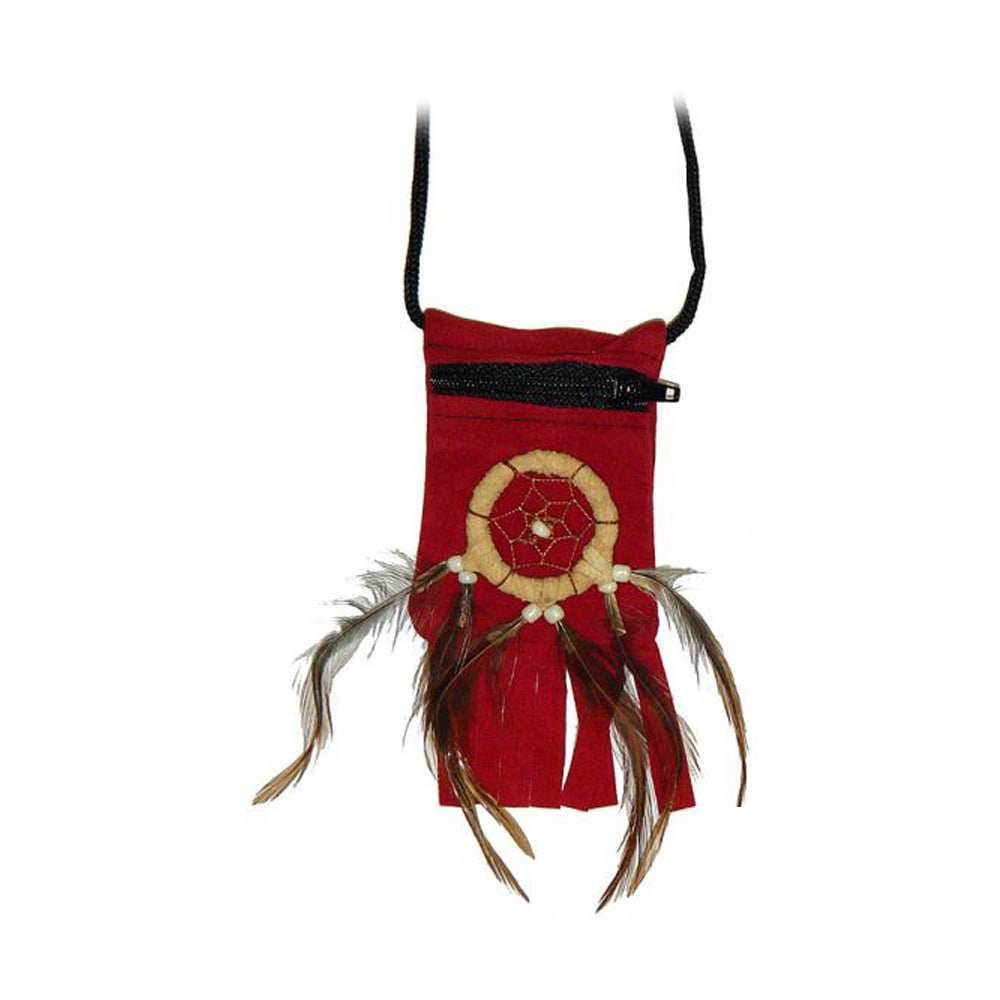 Red Pouch Dreamcatcher - 