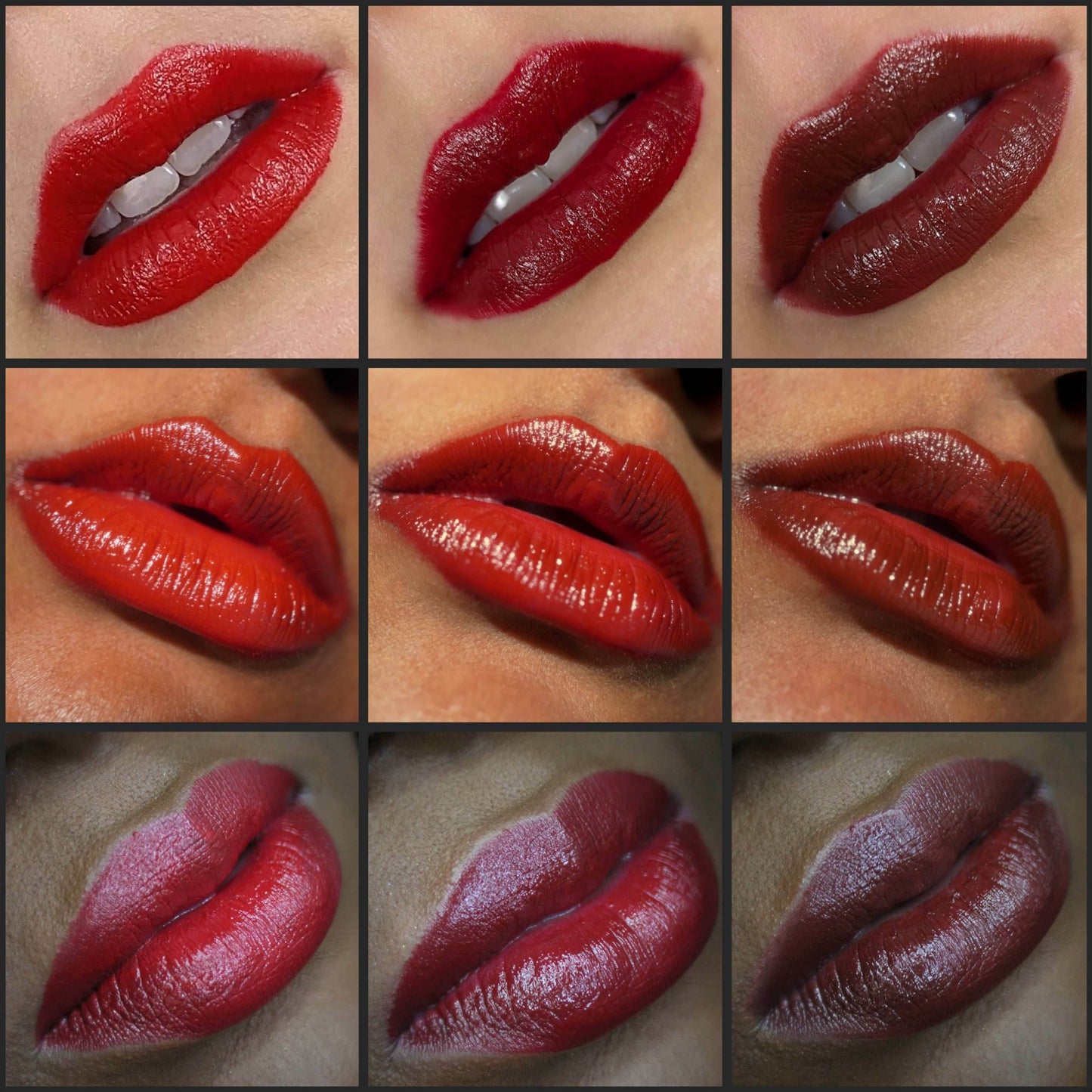 Lost Library Lipstick - 3 Red colors - Secret, Mystery, Buried