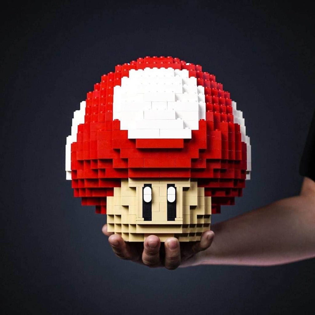 Life-Sized Red Mushroom - Bricks & Instructions