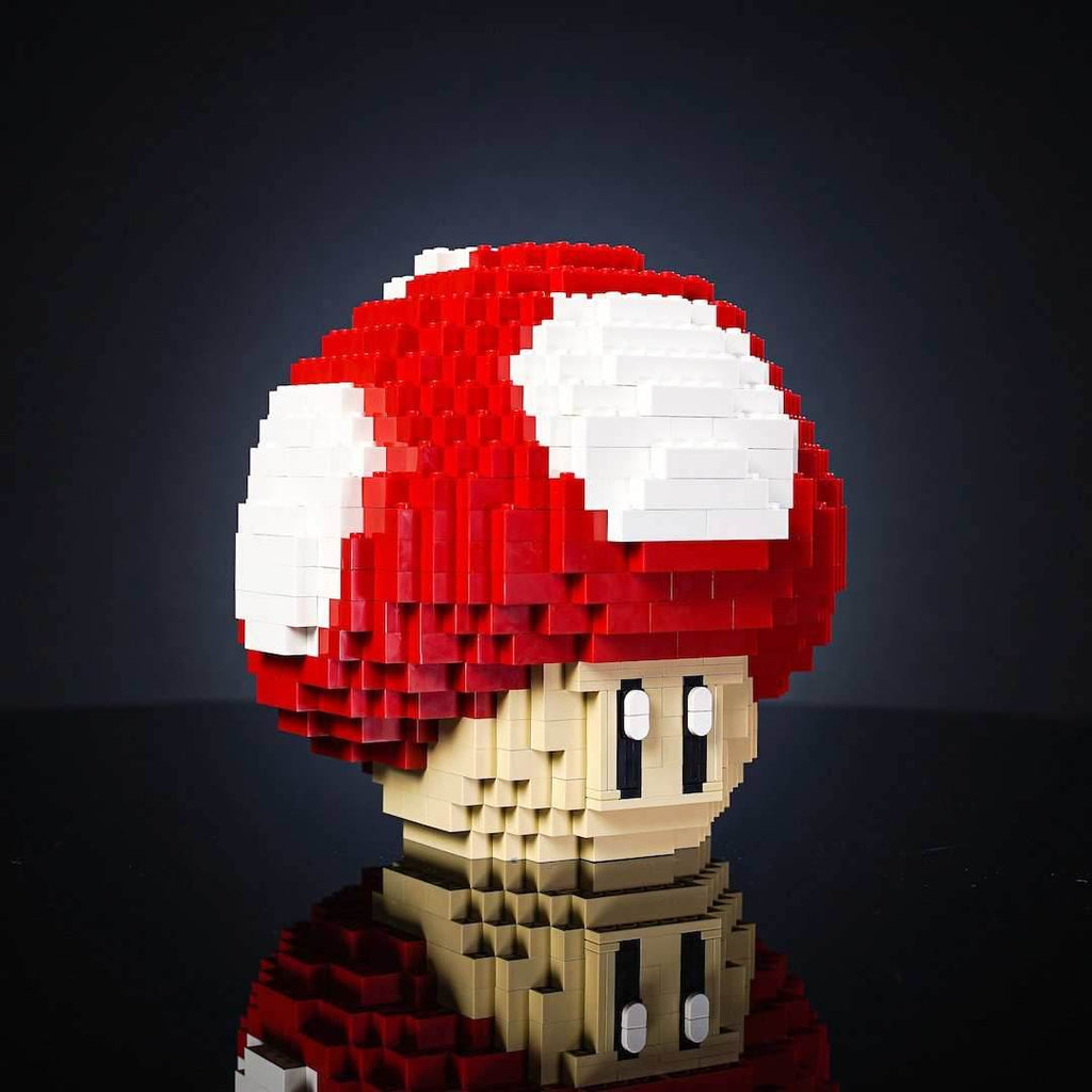 Life-Sized Red Mushroom - Bricks & Instructions