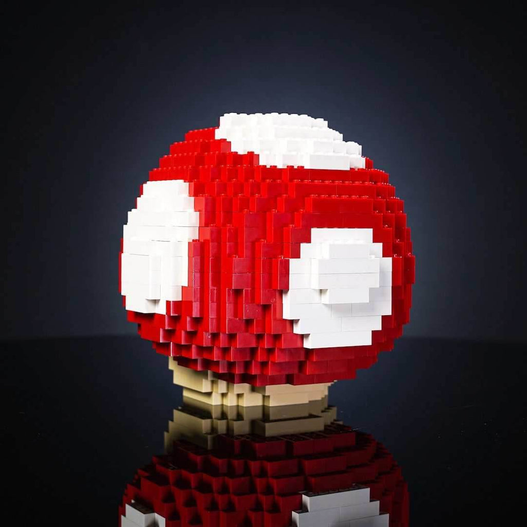 Life-Sized Red Mushroom - Bricks & Instructions