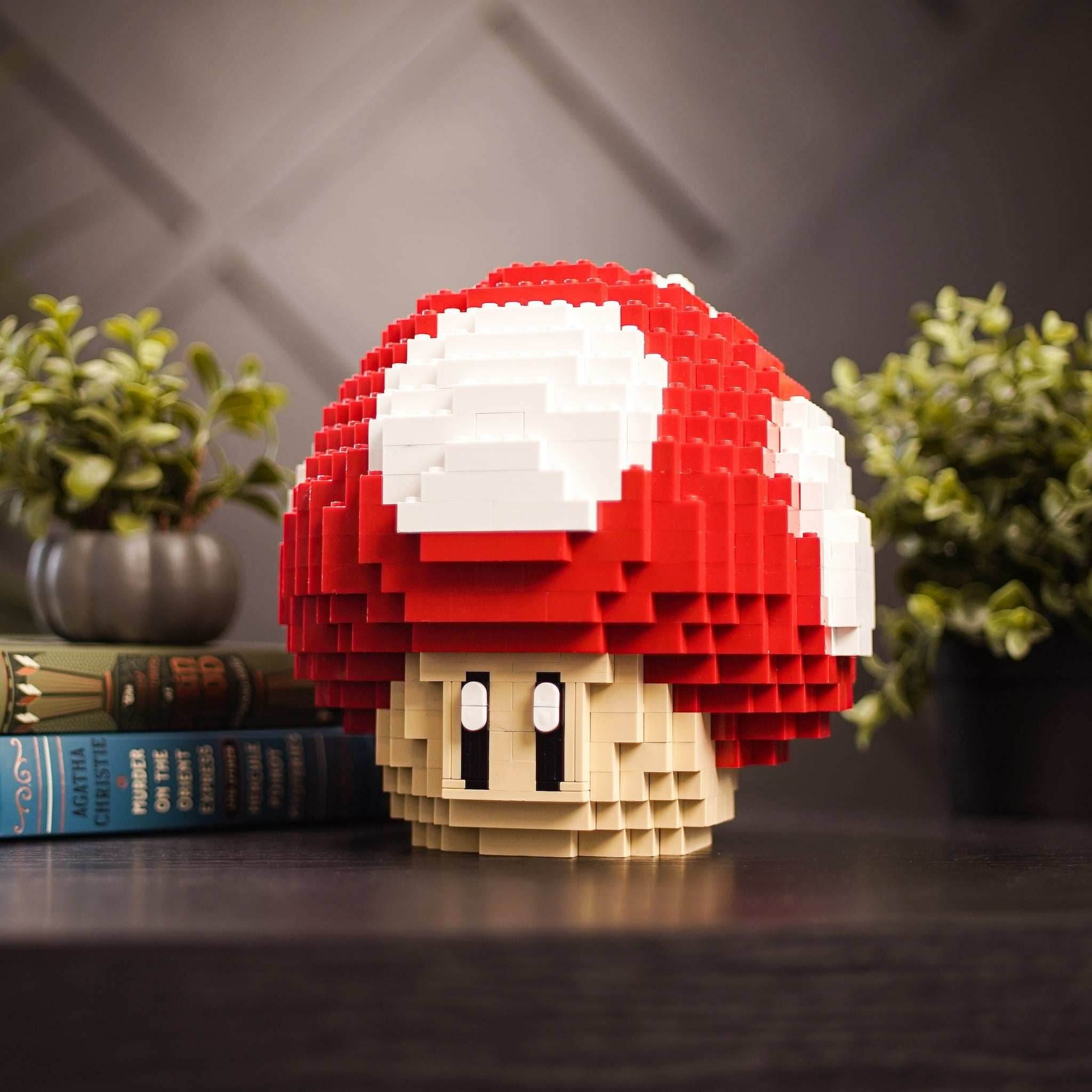 Life-Sized Red Mushroom - Bricks & Instructions