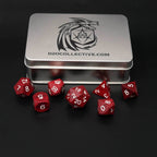 Redwood Forest - 7 Piece DnD Dice Set | Wood RPG Gaming Dice - 