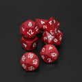 Redwood Forest - 7 Piece DnD Dice Set | Wood RPG Gaming Dice - 