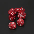 Redwood Forest - 7 Piece DnD Dice Set | Wood RPG Gaming Dice - 