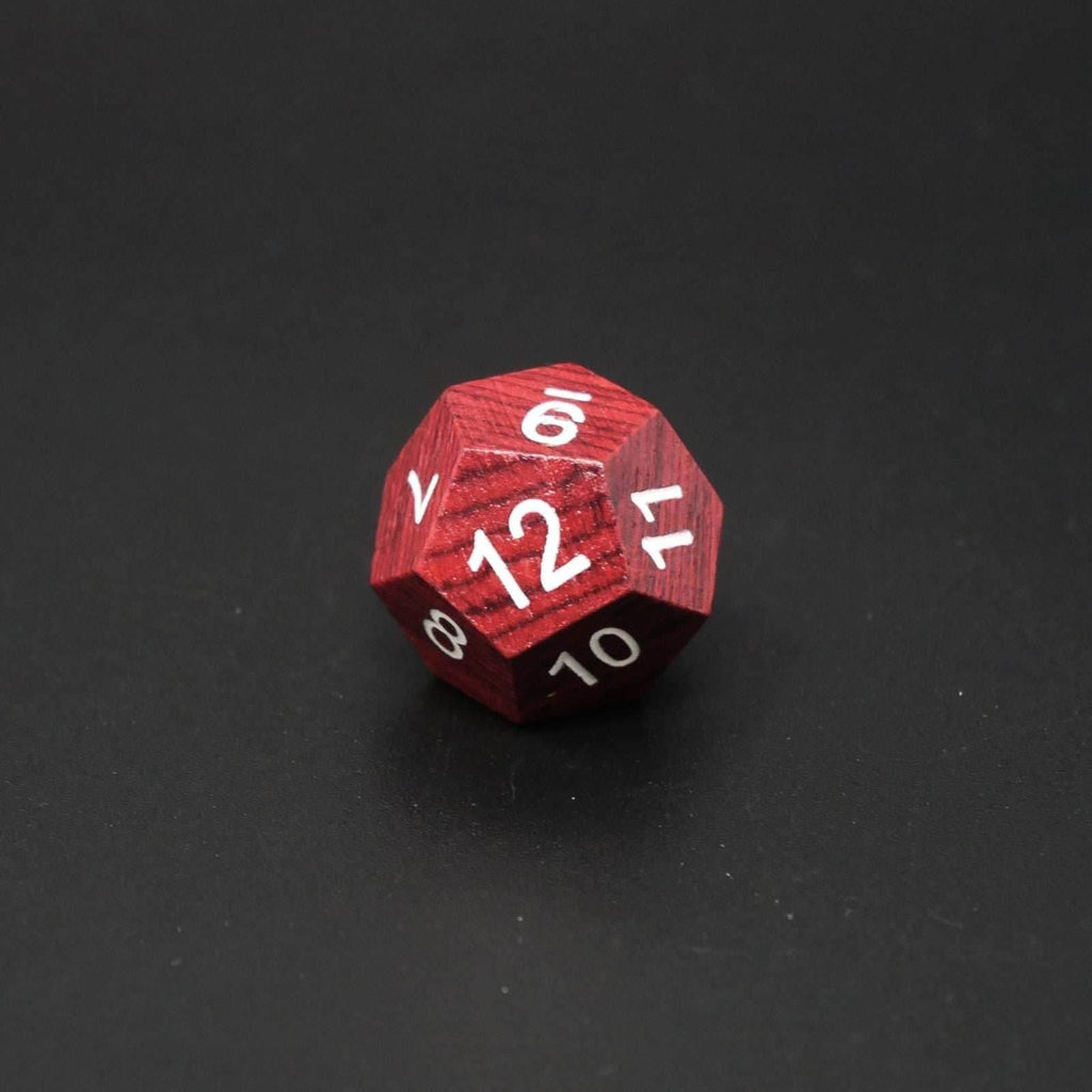 Redwood Forest - 7 Piece DnD Dice Set | Wood RPG Gaming Dice - 