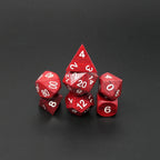 Redwood Forest - 7 Piece DnD Dice Set | Wood RPG Gaming Dice - 